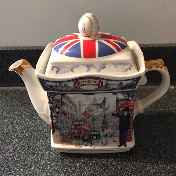 Bone China tea set trio James Sadler Piccadilly collector English Vintage - Picture 3 of 8